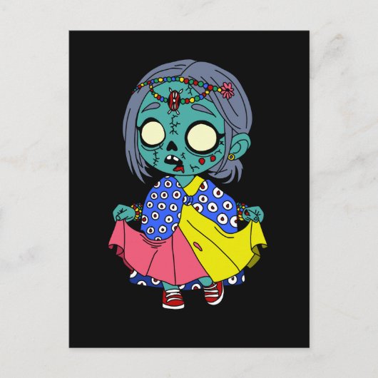 Niedlich Kenyan Zombie Postkarte (Vorderseite)