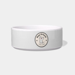 NIEDLICH! Keramik Cat Bowl - Bester Freund Fur je Napf