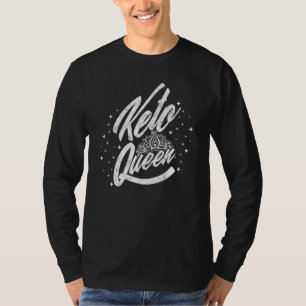 Niedlich Keto Queen Ketogenetik Low Carb T-Shirt