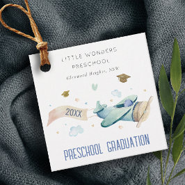 Niedlich Kids Airplane Sky Stars Preschool Abschlu Geschenkanhänger