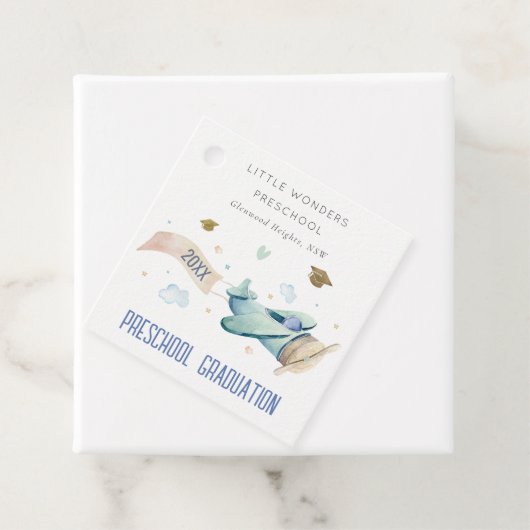 Niedlich Kids Airplane Sky Stars Preschool Abschlu Geschenkanhänger (Beispiel)