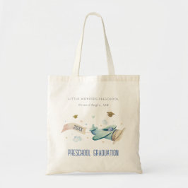 Niedlich Kids Airplane Sky Stars Preschool Abschlu Tragetasche