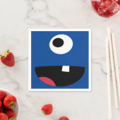 Niedlich Kids Albern Monster Fantasy Monster Party Serviette (Beispiel)