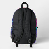 Niedlich Kids Astronaut Custom Bedruckter Rucksack (Rückseite)