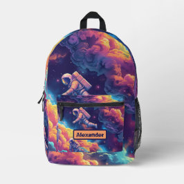 Niedlich Kids Astronaut Custom Bedruckter Rucksack