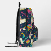 Niedlich Kids Astronaut Custom Bedruckter Rucksack (Links)