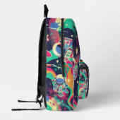 Niedlich Kids Astronaut Custom Bedruckter Rucksack (Links)
