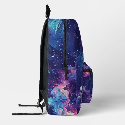 Niedlich Kids Astronaut Custom Bedruckter Rucksack (Links)