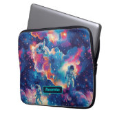 Niedlich Kids Astronaut Custom Laptopschutzhülle (Vorderseite Links)