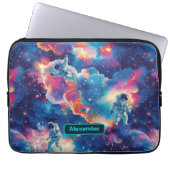 Niedlich Kids Astronaut Custom Laptopschutzhülle (Vorderseite)