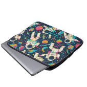 Niedlich Kids Astronaut Custom Laptopschutzhülle (Vorne Knopf)