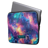 Niedlich Kids Astronaut Custom Laptopschutzhülle (Vorderseite Links)