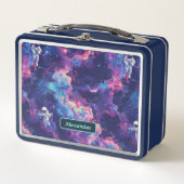 Niedlich Kids Astronaut Custom Metall Brotdose (Vorderseite)