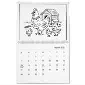 Niedlich Kids Barnyard Coloring Calendar Kalender (Mär 2027)