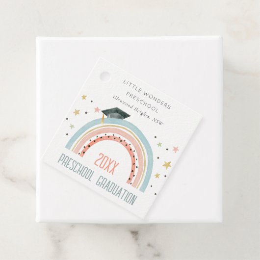 Niedlich Kids Boho Rainbow Stars Preschool Abschlu Geschenkanhänger (Beispiel)