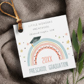 Niedlich Kids Boho Rainbow Stars Preschool Abschlu Geschenkanhänger