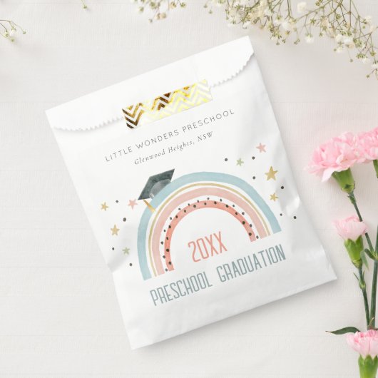 Niedlich Kids Boho Rainbow Stars Preschool Abschlu Geschenktütchen (Versiegelt)