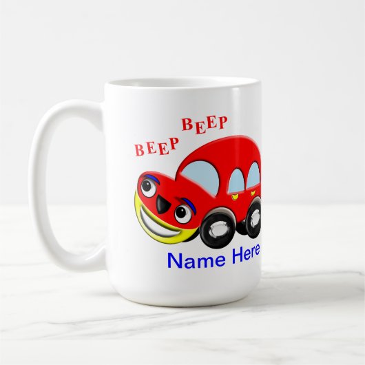 Niedlich Kids Cartoon Piep Beep Kaffeetasse (Links)