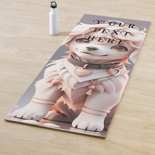 Niedlich Kids Chibi Golden Retriever Puppy Custom Yogamatte (Beispiel)