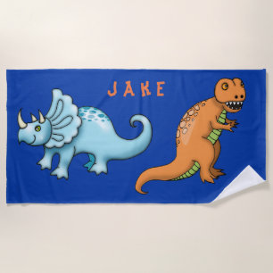 Niedlich Kids Dinosaur Spaß Strandtuch