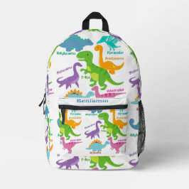 Niedlich Kids Dinosaurier Bedruckter Rucksack