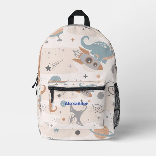 Niedlich Kids Dinosaurier Custom Bedruckter Rucksack (Vorderseite)