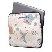 Niedlich Kids Dinosaurier Custom Laptopschutzhülle (Vorderseite Links)