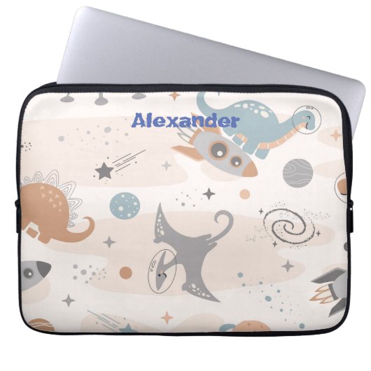 Niedlich Kids Dinosaurier Custom Laptopschutzhülle (Vorderseite)
