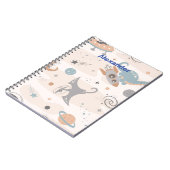 Niedlich Kids Dinosaurier Custom Notizblock (Linke Seite)