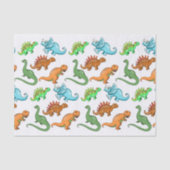 Niedlich Kids Dinosaurier Illustrationen Seidenpapier (Vorderseite)