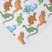 Niedlich Kids Dinosaurier Illustrationen Seidenpapier (Ausschnitt)