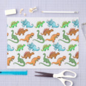 Niedlich Kids Dinosaurier Illustrationen Seidenpapier (Handwerk)