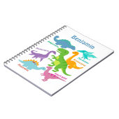 Niedlich Kids Dinosaurier Notizblock (Linke Seite)