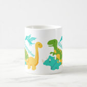 Niedlich Kids Dinosaurier Personalisiert Kaffeetasse (Mittel)