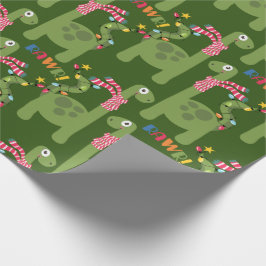 Niedlich Kids Dinosaurier Weihnachtswrapping Paper Geschenkpapier