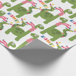 Niedlich Kids Dinosaurier Weihnachtswrapping Paper Geschenkpapier