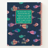 Niedlich Kid's Fish Foto Custom Notebook Notizblock (Rückseite)