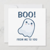 Niedlich Kids Ghost Halloween Feiertagskarte (Vorderseite)