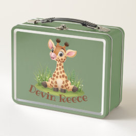 Niedlich Kids Giraffe Custom Lunchbox
