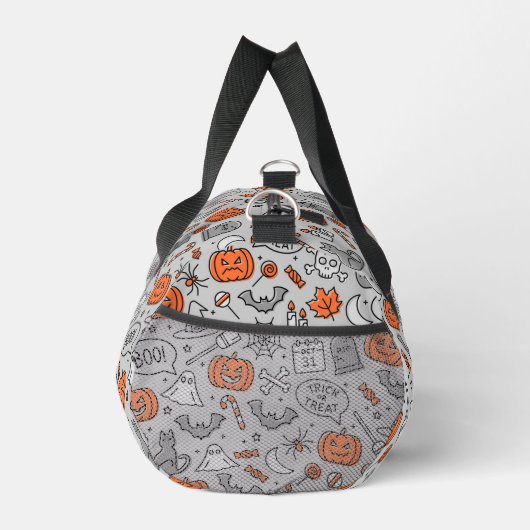 Niedlich Kids Halloween Doodle-Muster Duffle Bag (Rechts)