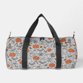 Niedlich Kids Halloween Doodle-Muster Duffle Bag (Rückseite)