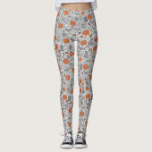 Niedlich Kids Halloween Doodle-Muster Leggings (Vorderseite)