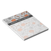 Niedlich Kids Halloween Doodle-Muster Notizblock (angewinkelt)