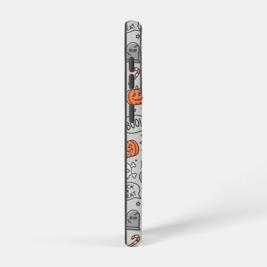 Niedlich Kids Halloween Doodle-Muster Samsung Galaxy Hülle (Rechte Seite)