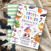 Niedlich Kids Halloween Kostüm Party Aquarell Einladung