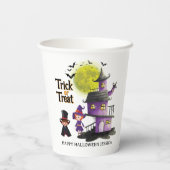 Niedlich Kids Halloween Kostüm Party Pappbecher (Rückseite)