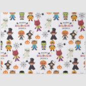 Niedlich Kids Halloween Kostüm Party Seidenpapier (Vorderseite)