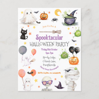 Niedlich Kids Halloween Postkarte