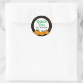 Niedlich Kids Halloween Vielen Dank Runder Aufkleber (Tasche)