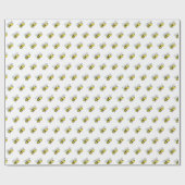 Niedlich Kids Honey Bee Theme Wrap Wrapping Paper Geschenkpapier (Flach)